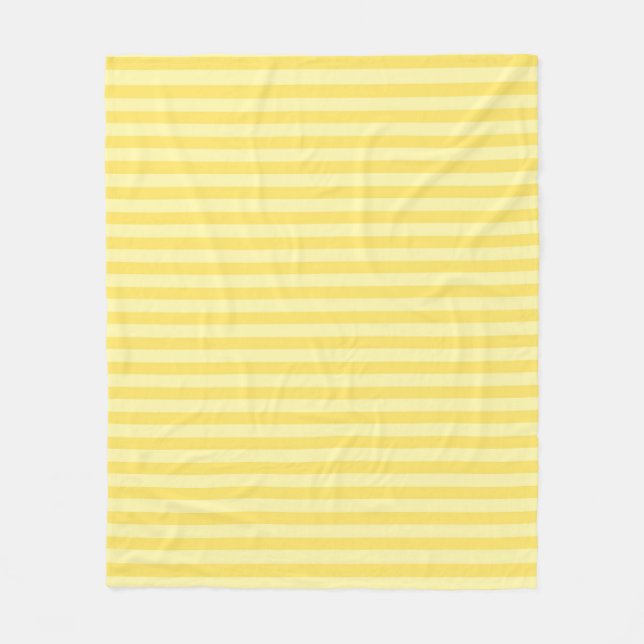 Banana Stripes  Fleece Blanket (Front)