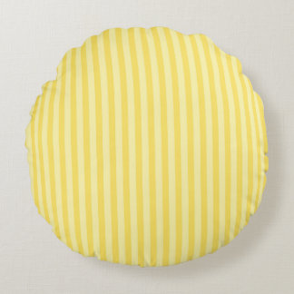 Banana Stripes  Round Cushion
