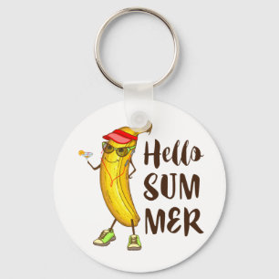 Banana Summer Key Ring