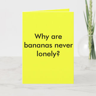 Banana Trade Greeting Card Edition 1!