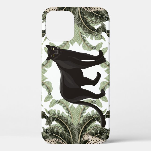 Banana Tree Cheetah Tropical Pattern Case-Mate iPhone Case (Back)