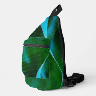 Banana Tree Closeup Sling Bag