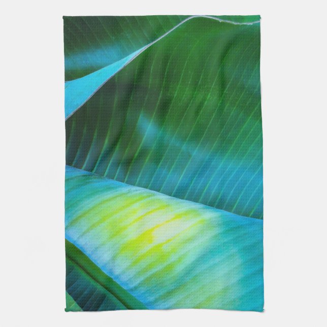 Banana Tree Closeup Tea Towel (Vertical)
