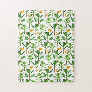 Banana Tree Plant Tropical Fruit Healthy Food Jigsaw Puzzle