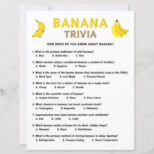 Banana Trivia Game