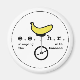 Banana Unicyclist Magnet