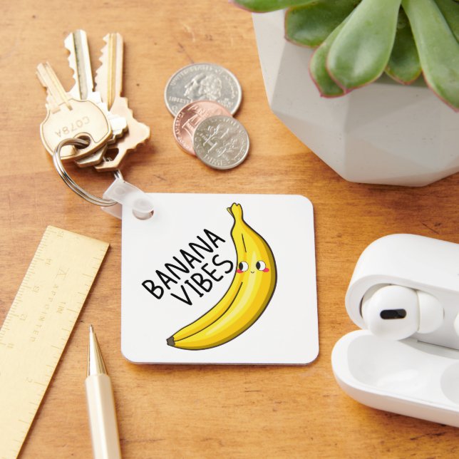Banana Vibes Key Ring (Desk)