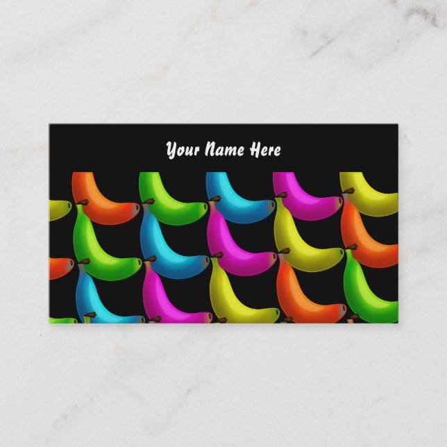 Banana Wallpaper, Your Name Here Business Card (Front)