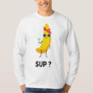 Banana with glasses fruit vegetarians vegans banan T-Shirt