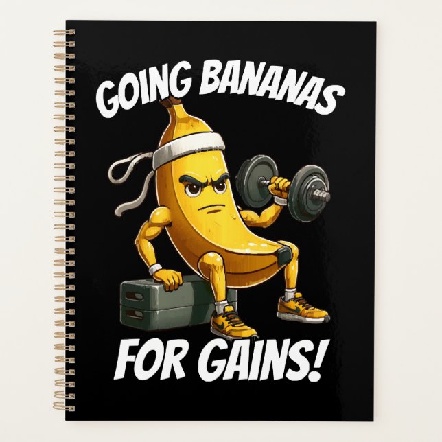 banana working out planner (Front)