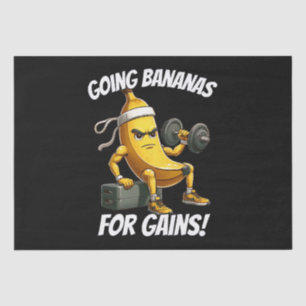 banana working out tissue paper