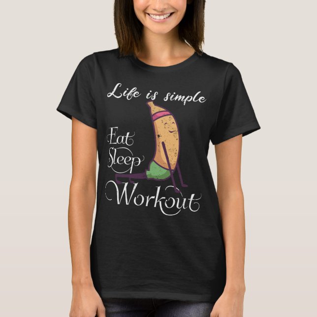 banana workout yoga shirt (Front)