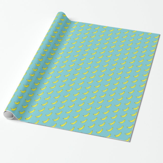 Banana Wrapping Paper (Unrolled)