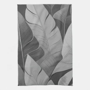 Bananarama Hawaiian Banana Leaves Tea Towel