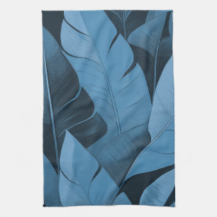 Bananarama Hawaiian Banana Leaves Tea Towel
