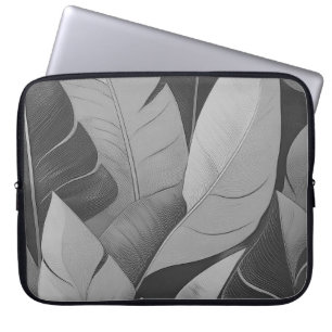 Bananarama Hawaiian Banana Leaves Wetsuit Laptop Sleeve