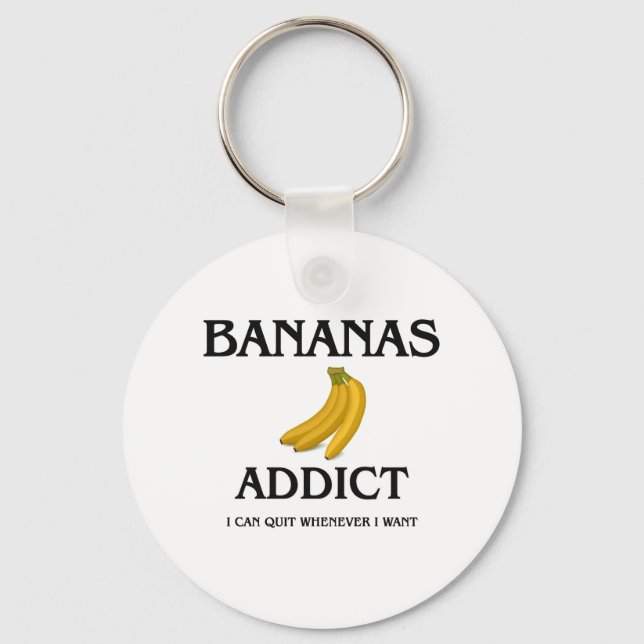 Bananas Addict Key Ring (Front)