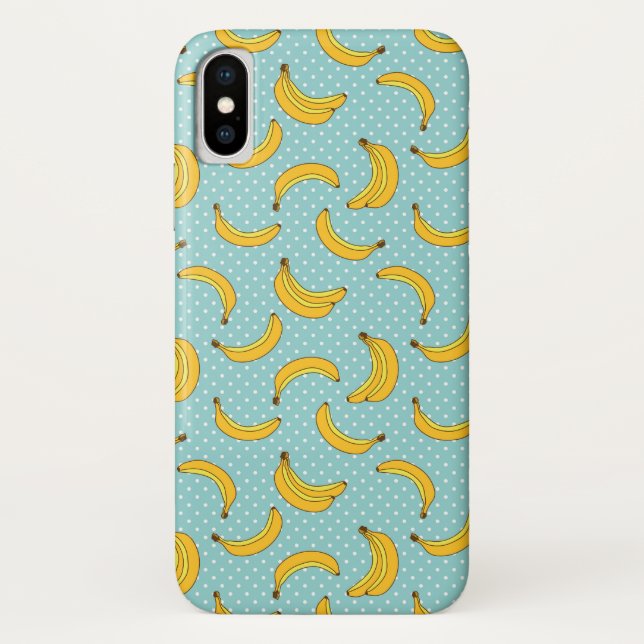 Bananas And Polk Dots Case-Mate iPhone Case (Back)