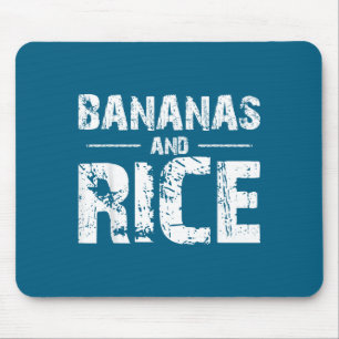 Bananas and rice  mouse pad