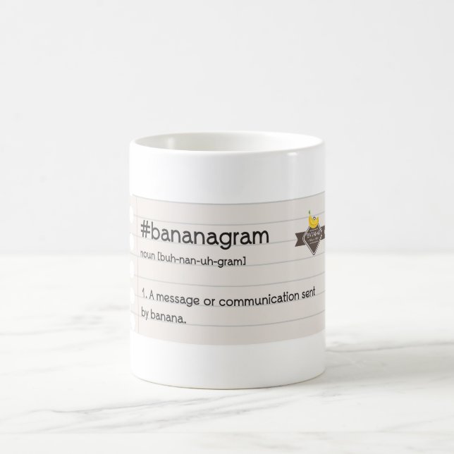 BANANAS #bananagram Notebook Mug (Center)
