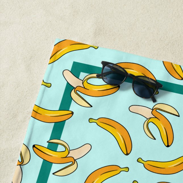 Bananas Beach Towel (In Situ)