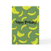 Bananas Birthday Card