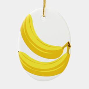 Bananas Ceramic Ornament