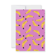 Bananas Flat Thank You Card