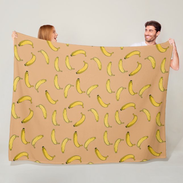 Bananas Fleece Blanket (In Situ)