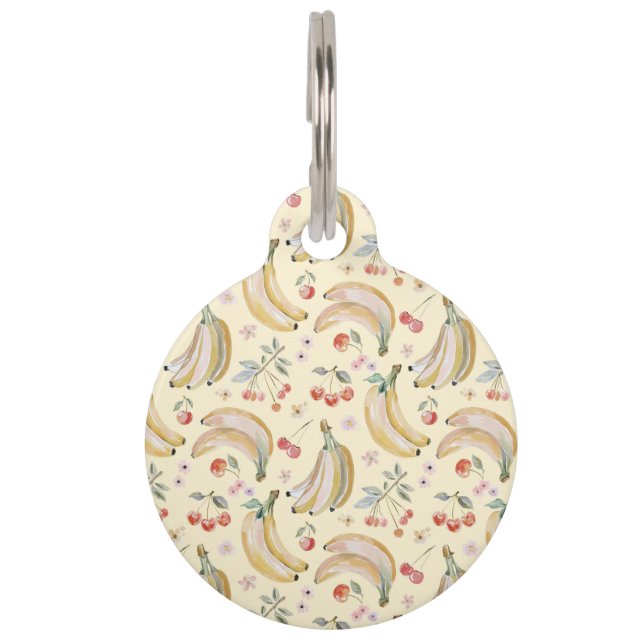 Bananas for Cherries Pet Tag (Front)