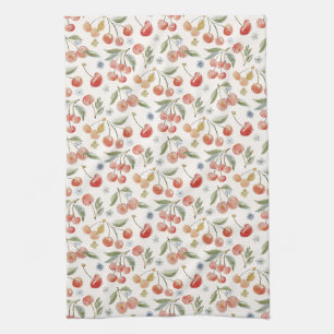 Bananas for Cherries Tea Towel