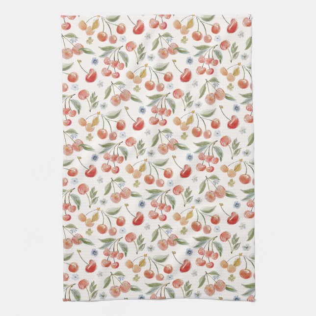 Bananas for Cherries Tea Towel (Vertical)