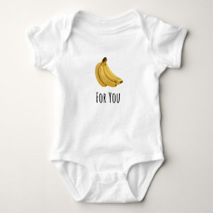 Bananas for you baby bodysuit