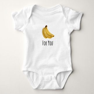 Bananas for you baby bodysuit