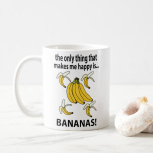 Bananas Fruit Funny Bananas Coffee Mug