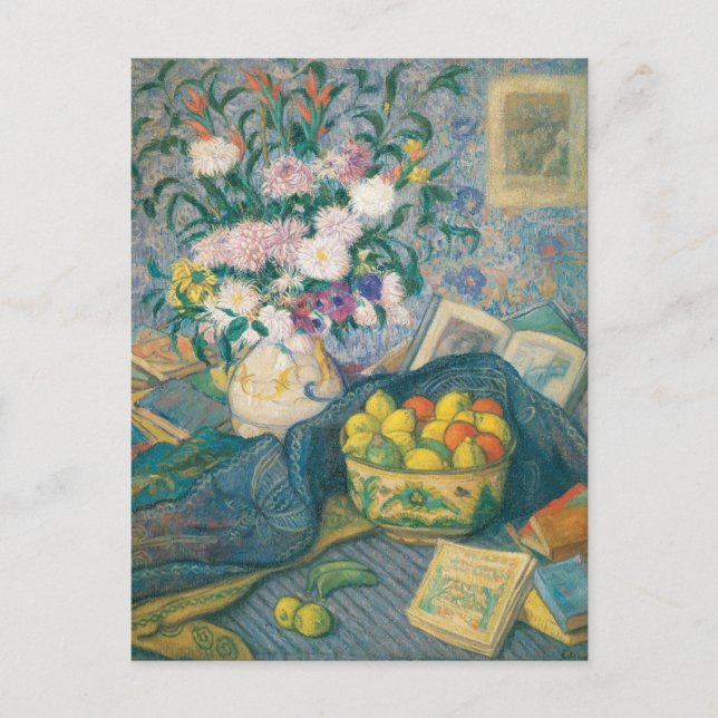 Bananas, Lemons and Books | Juan de Echevarría Postcard (Front)