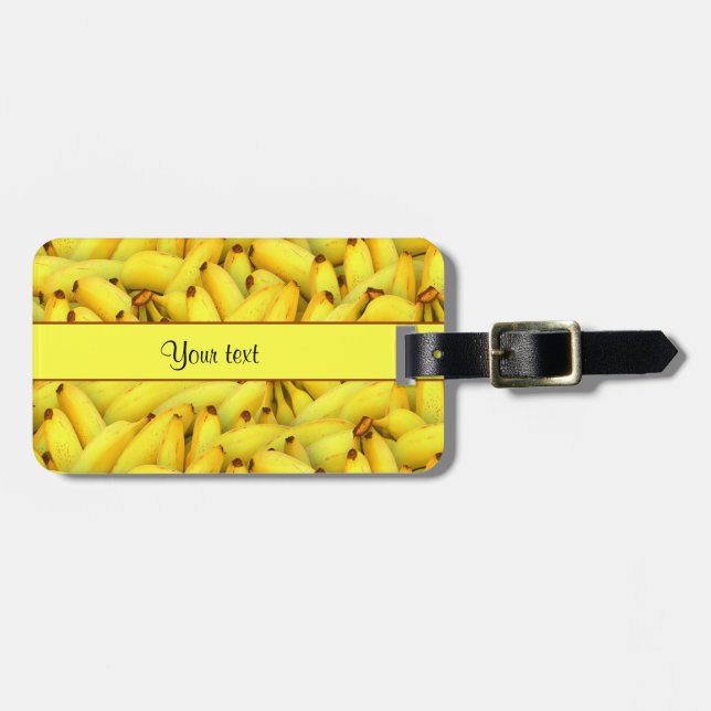 Bananas Luggage Tag (Front Horizontal)
