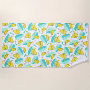 Bananas Memphis Beach Towel