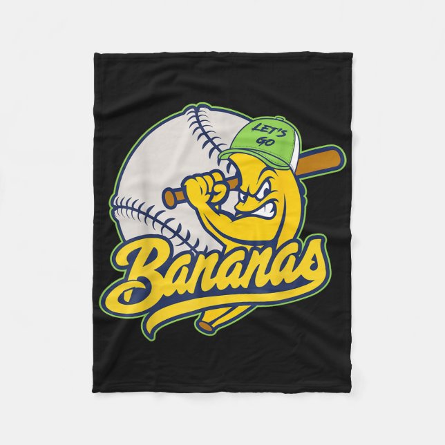 Bananas Nickname Personalised Last Name Apparel Fr Fleece Blanket (Front)