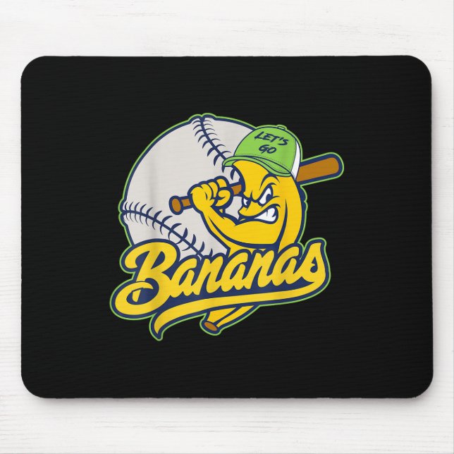 Bananas Nickname Personalised Last Name Apparel Fr Mouse Pad (Front)