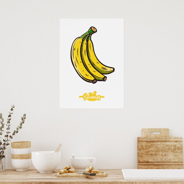 Bananas Poster (Kitchen)