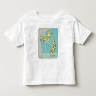 Bananas rock climbing funny fruit toddler T-Shirt