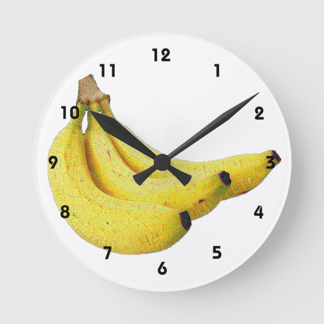 Bananas Round Clock (Front)