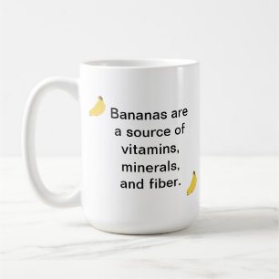 Bananas Source Vitamins Minerals Fibre Mugs