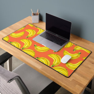 Bananas watercolor desk mat