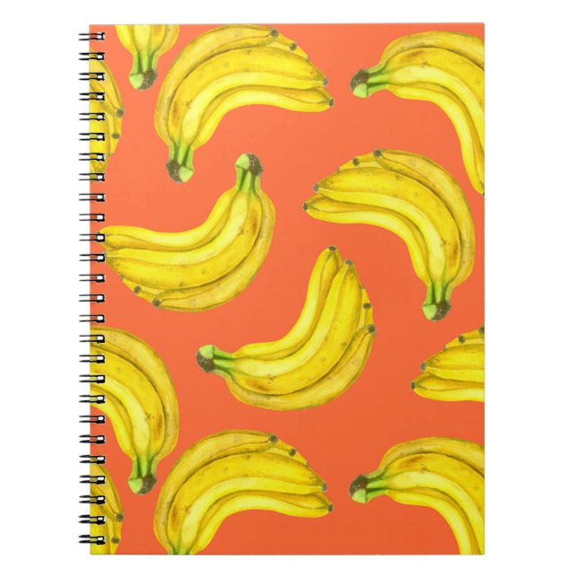 Bananas watercolor notebook (Front)
