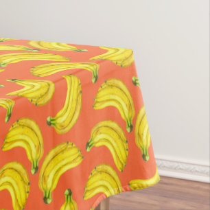 Bananas watercolor tablecloth