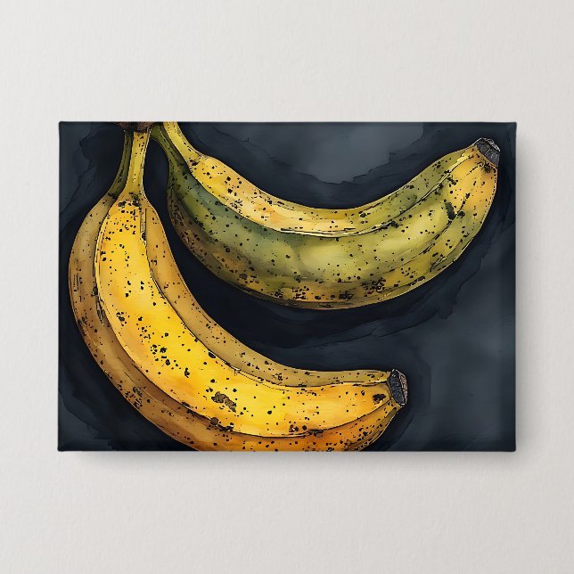 Bananas with a Black Background (Front)