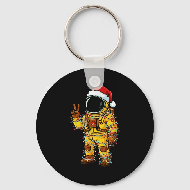 Bananaut Space Explorer - Christmas Astronaut Ligh Key Ring (Front)