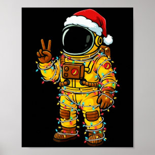 Bananaut Space Explorer - Christmas Astronaut Ligh Poster